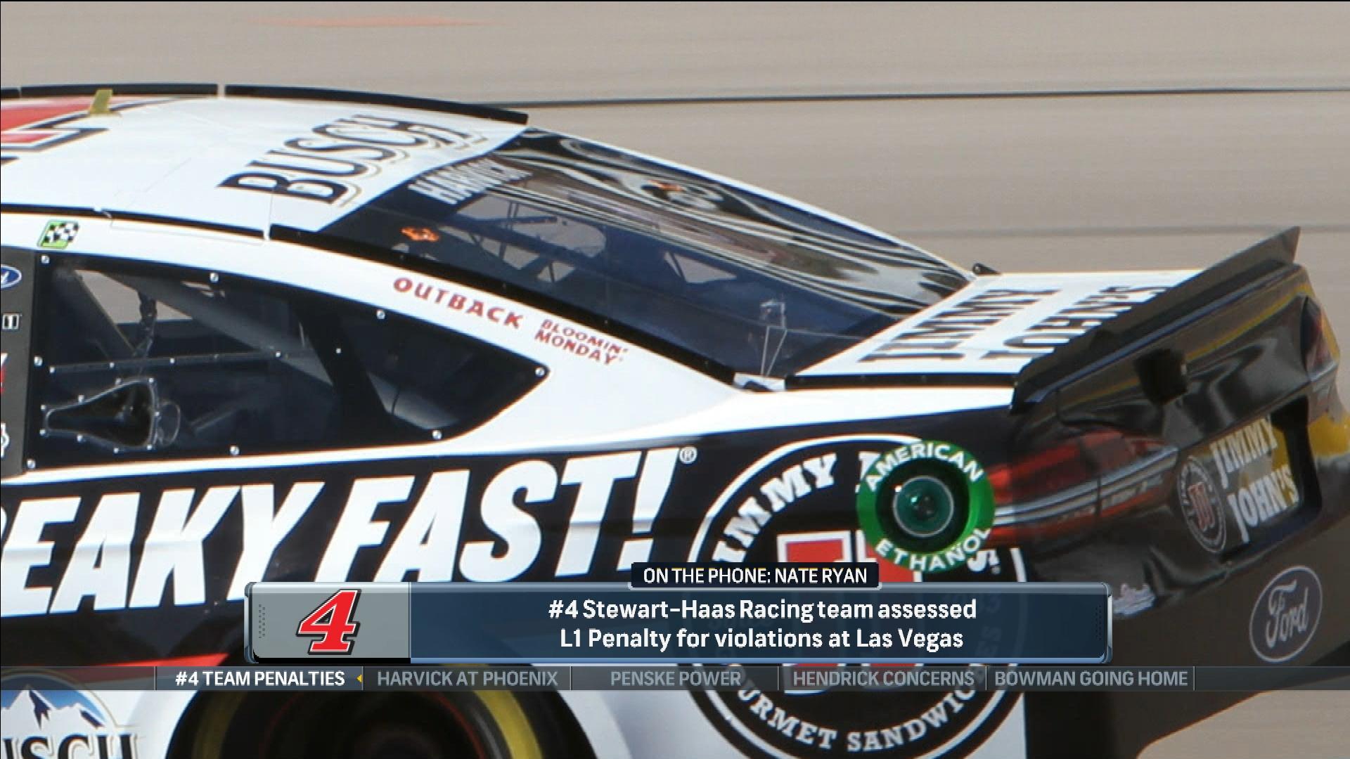 Stewart Haas Racing Still Weighing Options On Kevin Harvick Penalty