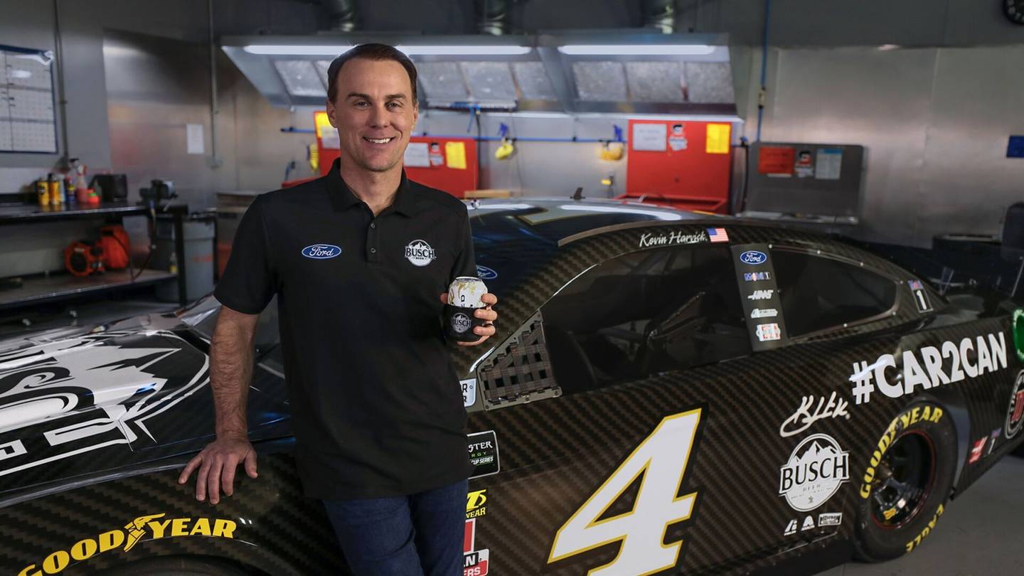 Busch Is Turning Kevin Harvick's NASCAR Into Beer Cans for the 2019