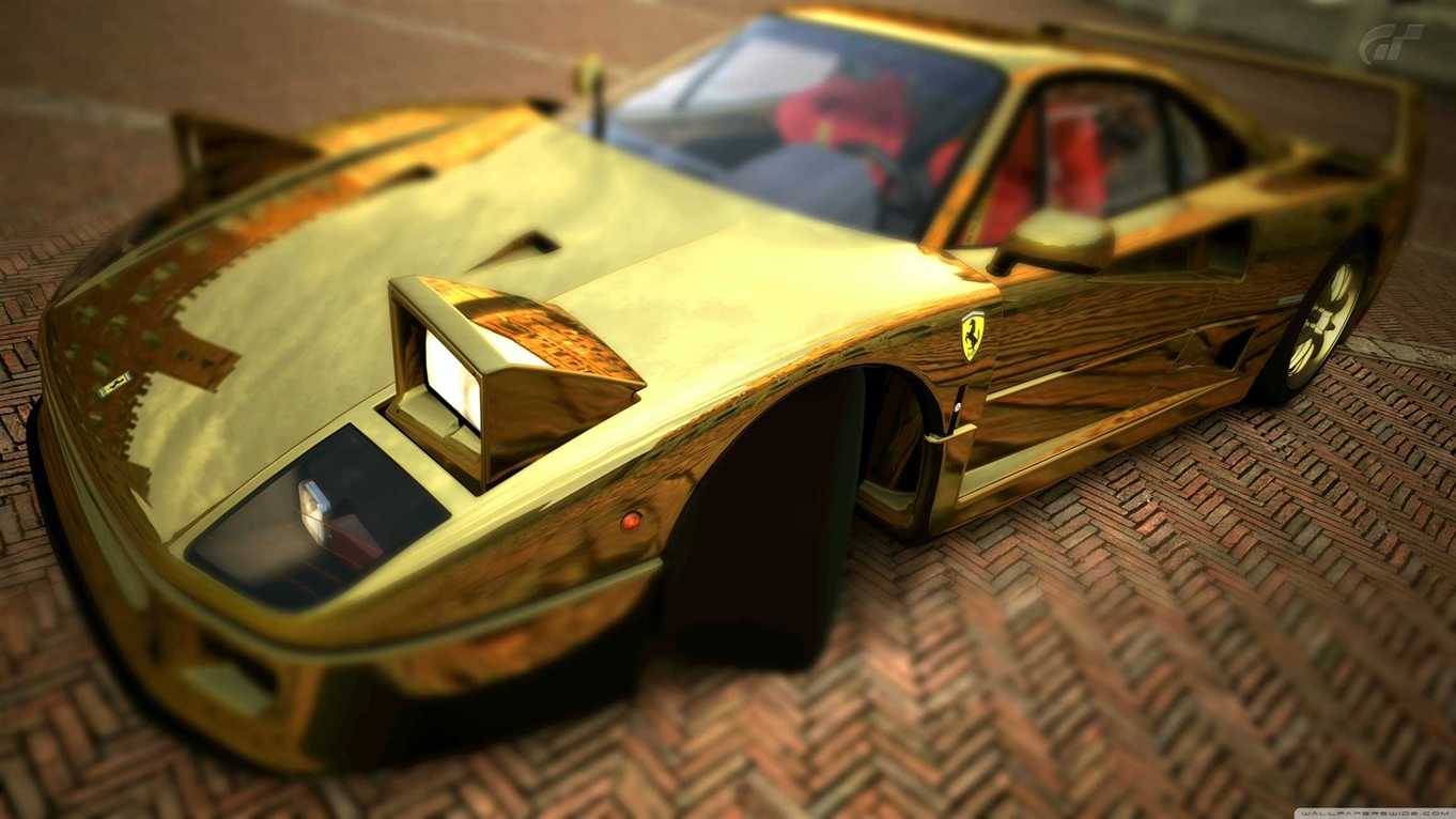 Cool Gold Cars Wallpaper On HDWallpaperPage
