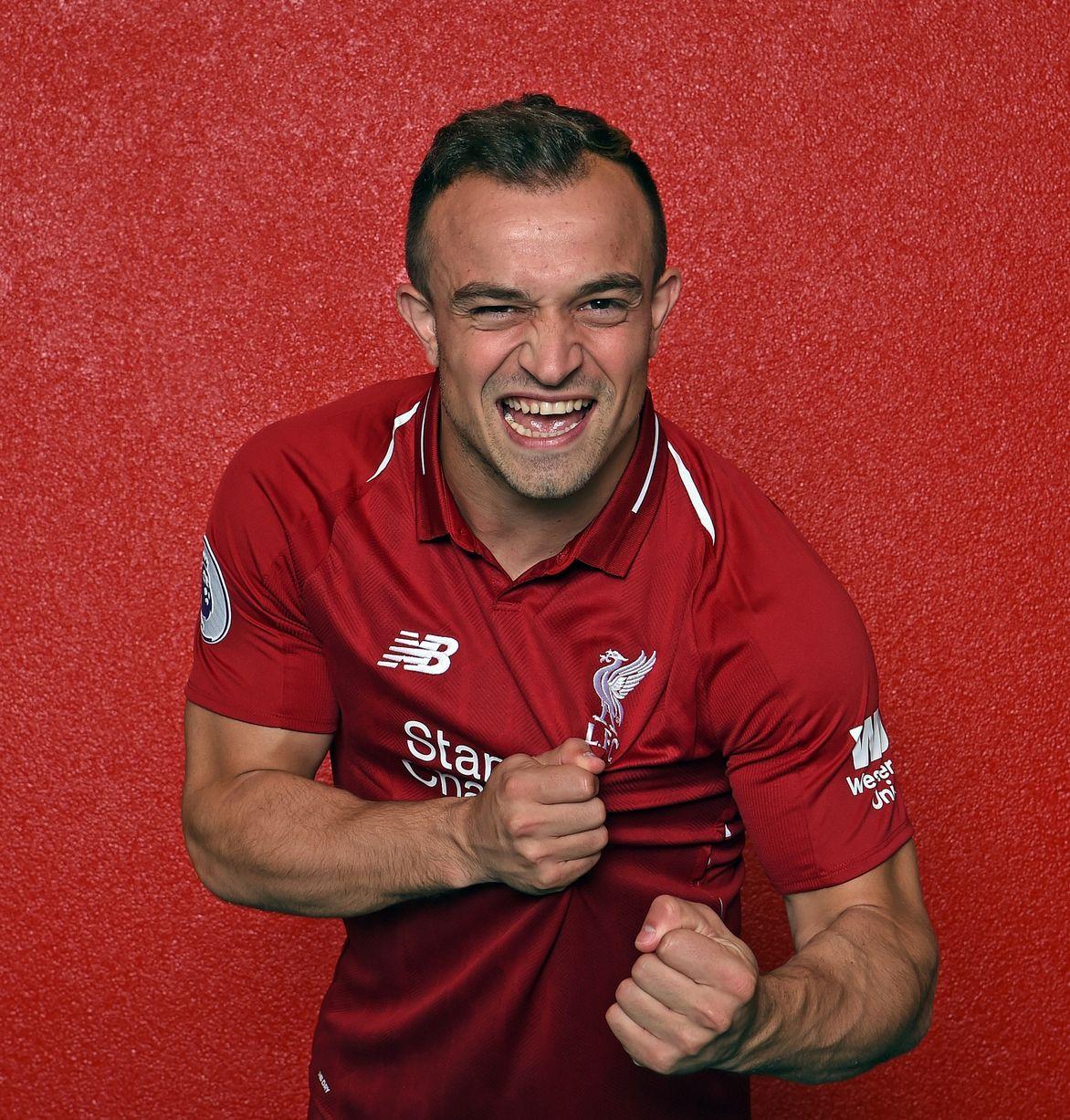 The very best picture of Xherdan Shaqiri's first day