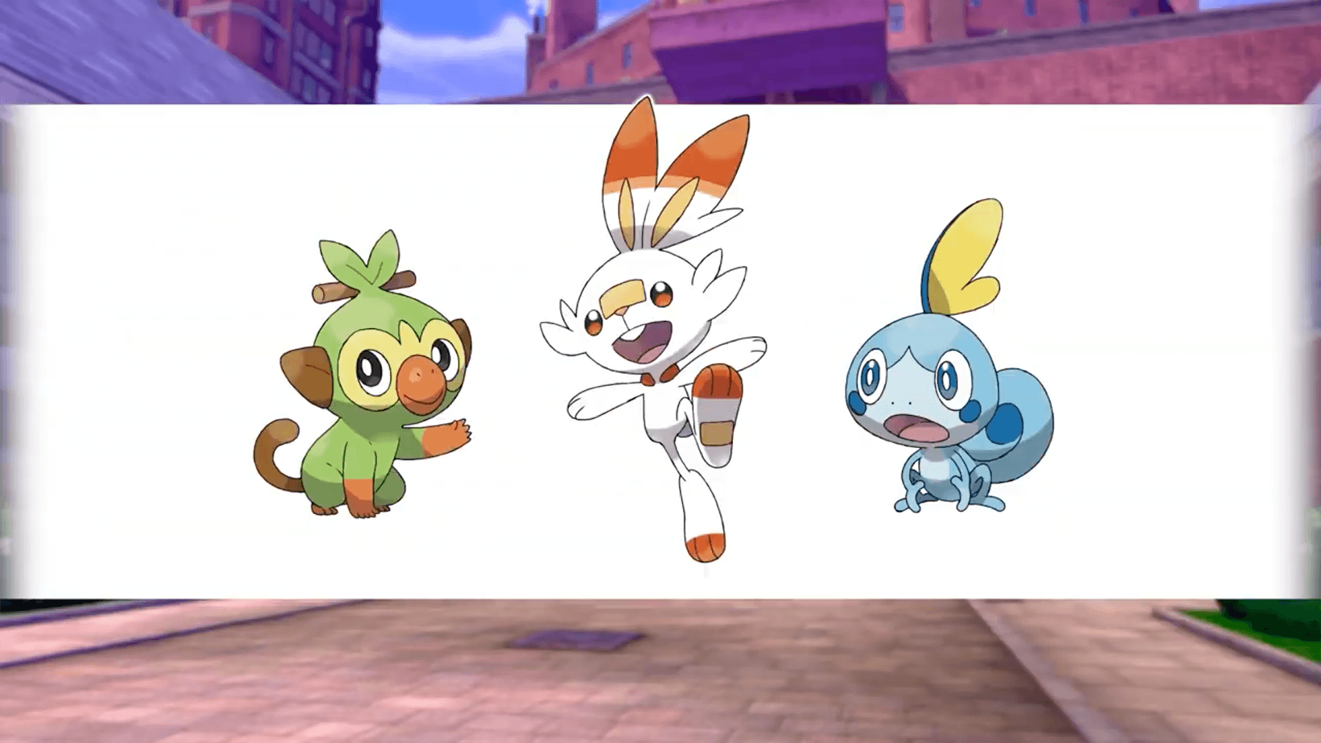 Starters Announced for Pokemon Sword and Shield