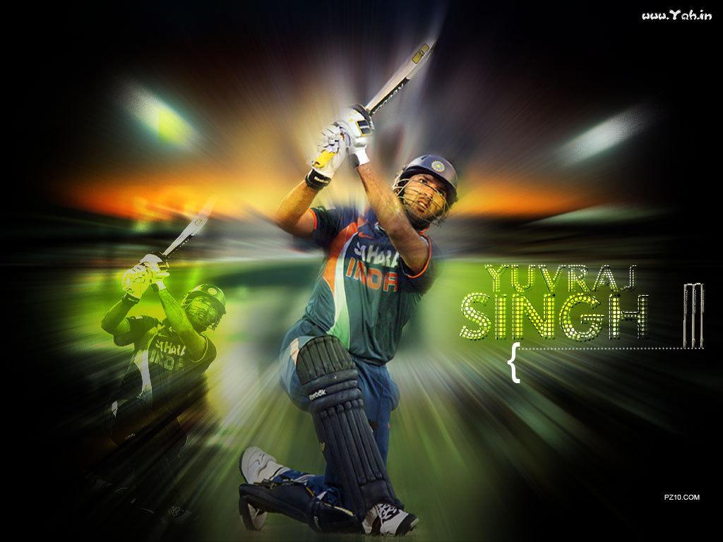 Sports. Yuvraj Singh In Action. Yuvraj Singh Wallpaper