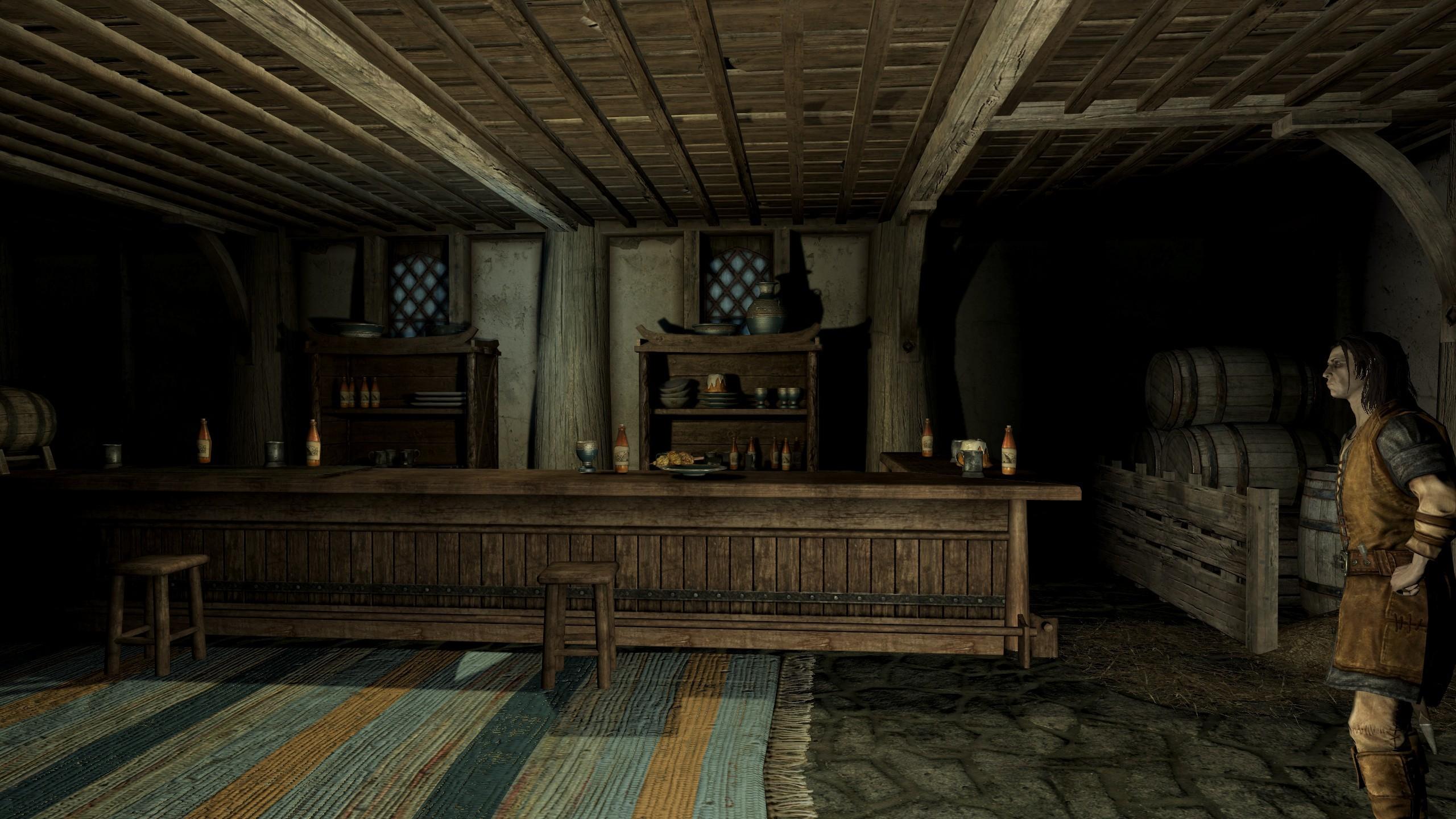 Wallpaper, video games, wood, The Elder Scrolls V Skyrim, cozy