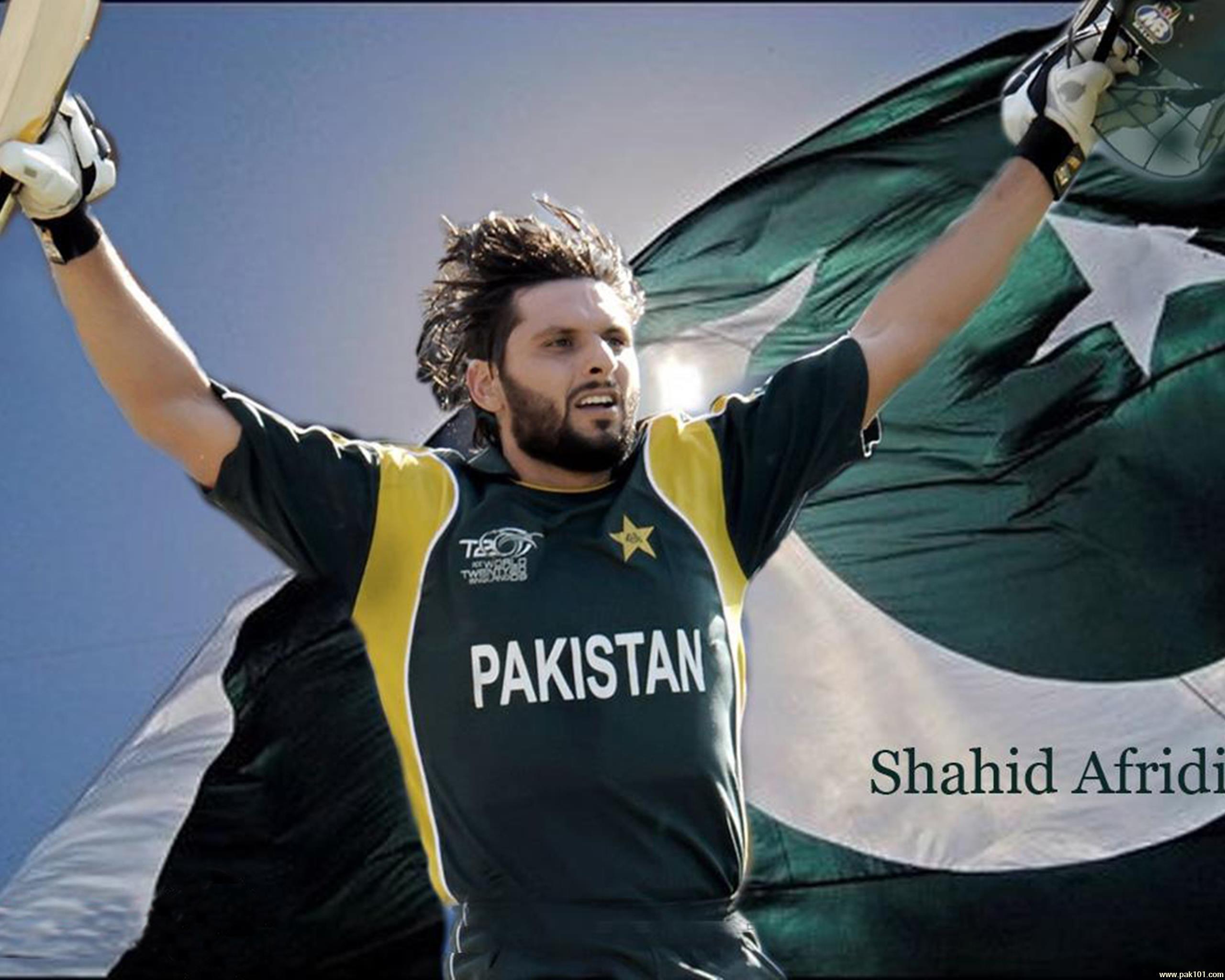 Wallpaper > Cricketers > Shahid Afridi > Shahid Afridi high quality