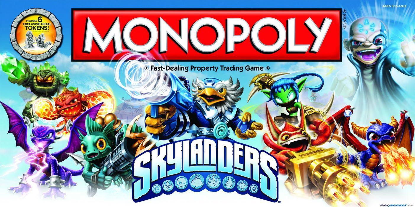 SKYLANDERS cartoon game monopoly wallpaperx998
