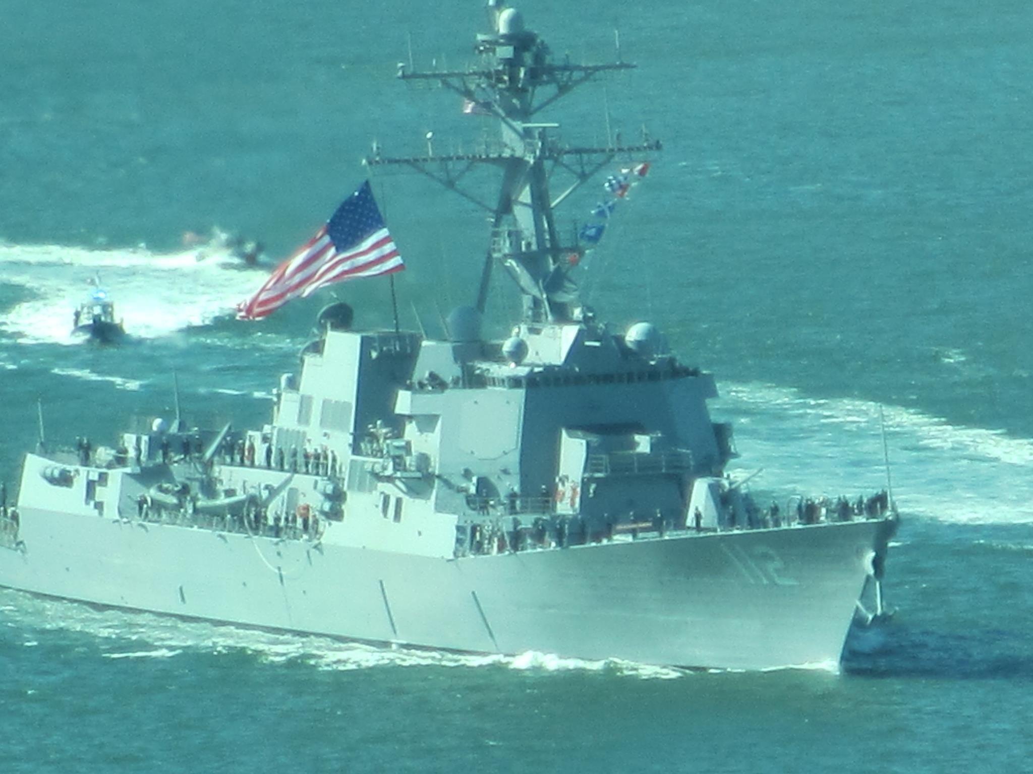 USS Michael Murphy (DDG 112) Arriving In NYC To