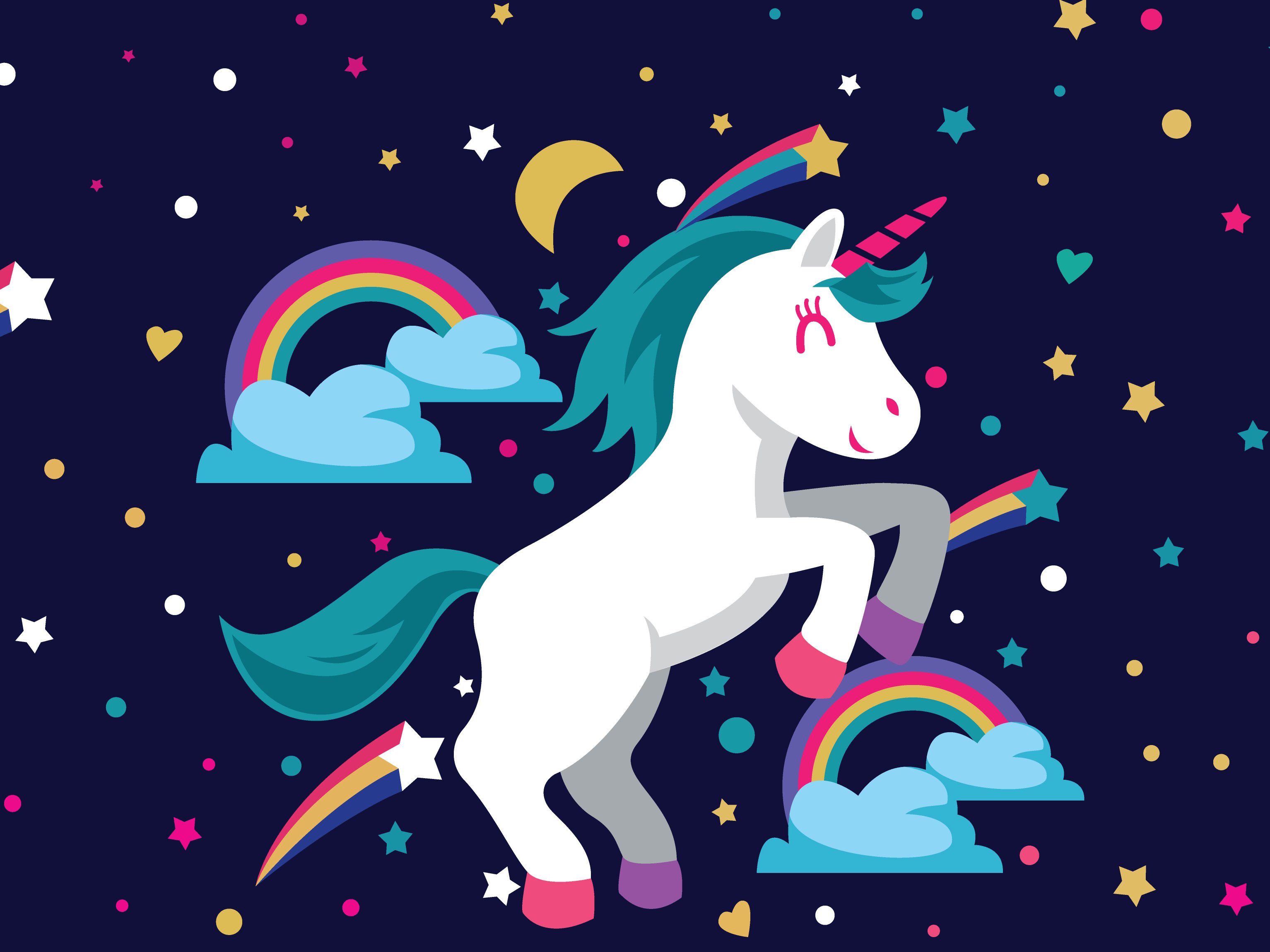  Cute  Unicorns  Wallpapers Wallpaper Cave