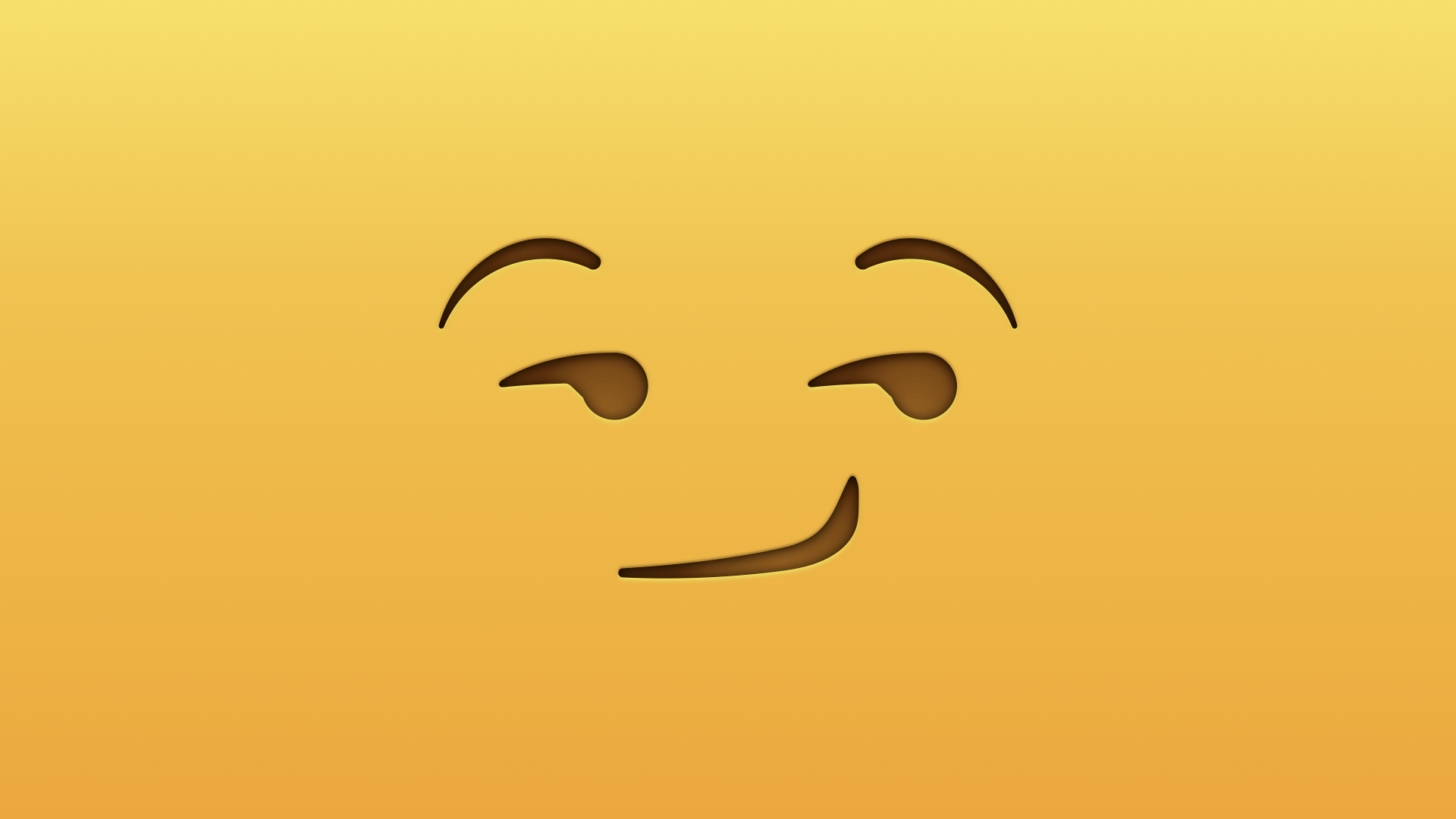 Smirk Emoji Desktop and Phone background