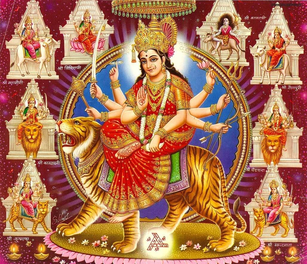 Happy Navratri Image/ Maa Durga Image HD Wallpaper