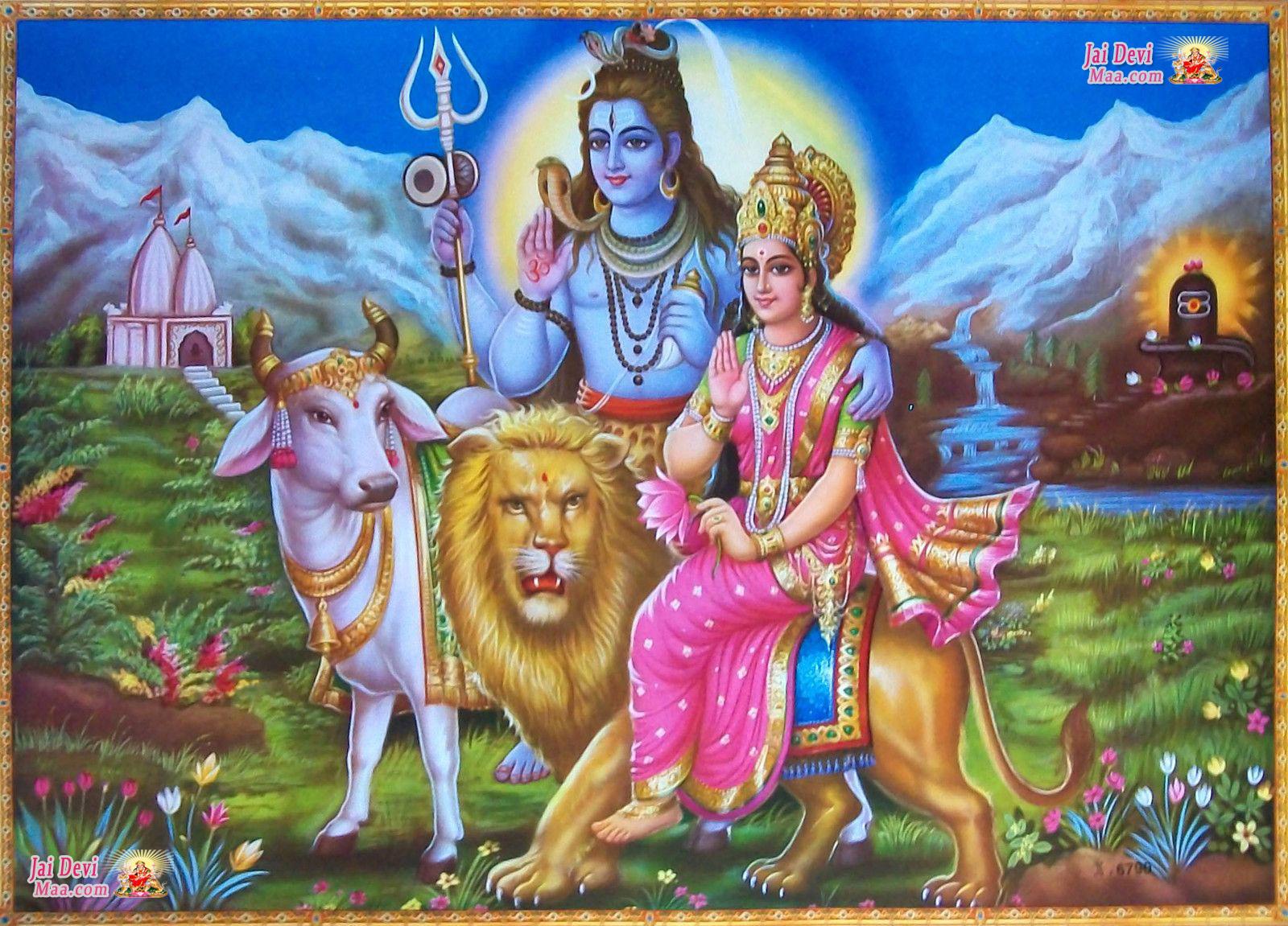 Download Goddess Parvati Lord Shiva HD Wallpaper Wallpaper HD
