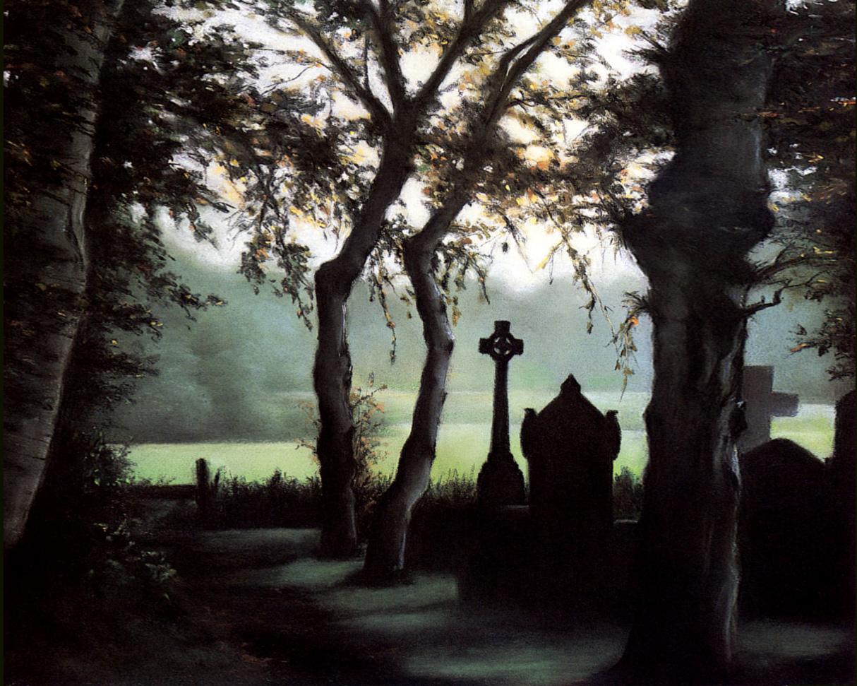 Wallpaper Cemetery Gothic Fantasy Fantasy