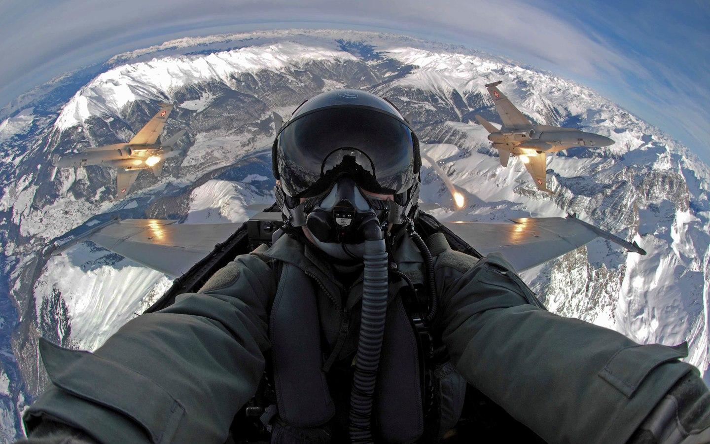 Fighter Pilot Selfi HD Wallpaper, Background Image