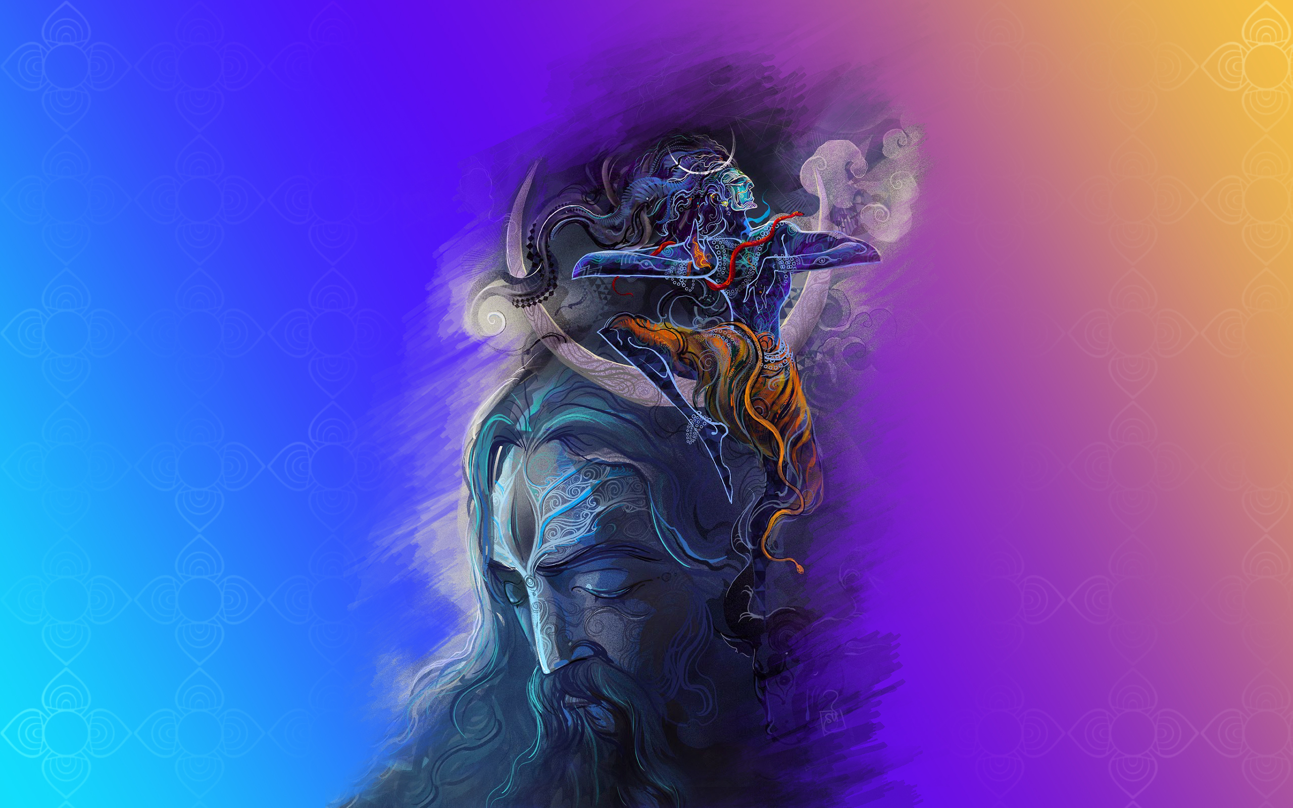 Wallpaper Lord Shiva, Aghori, HD, Creative Graphics