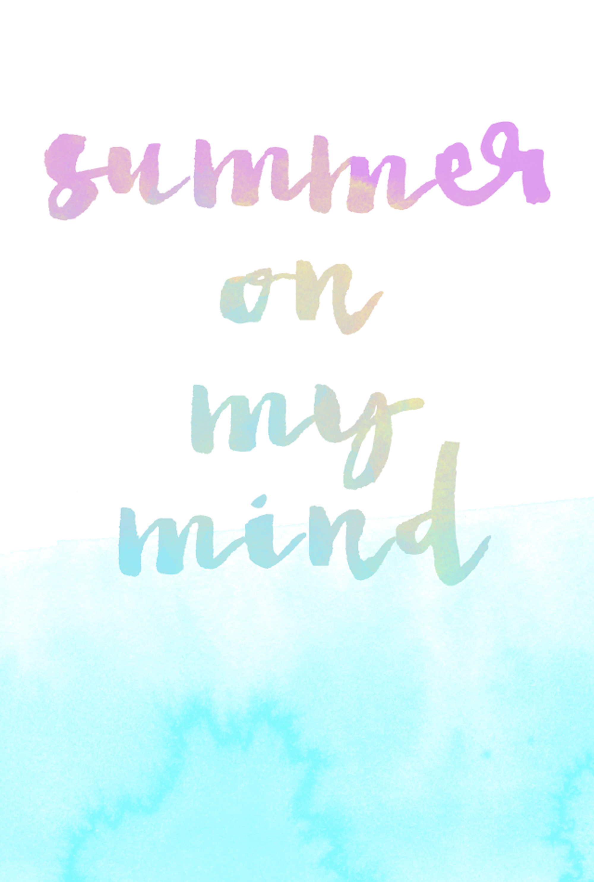 Free Wallpaper} Summer on My Mind