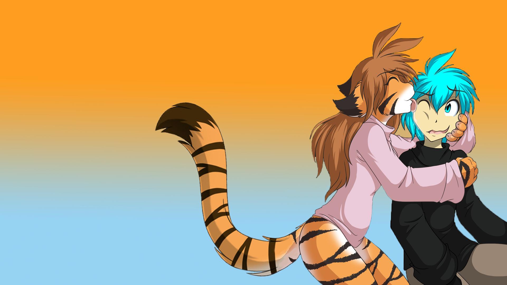 Teaching myself Photohop, made a Twokinds wallpaper. 1920x1080