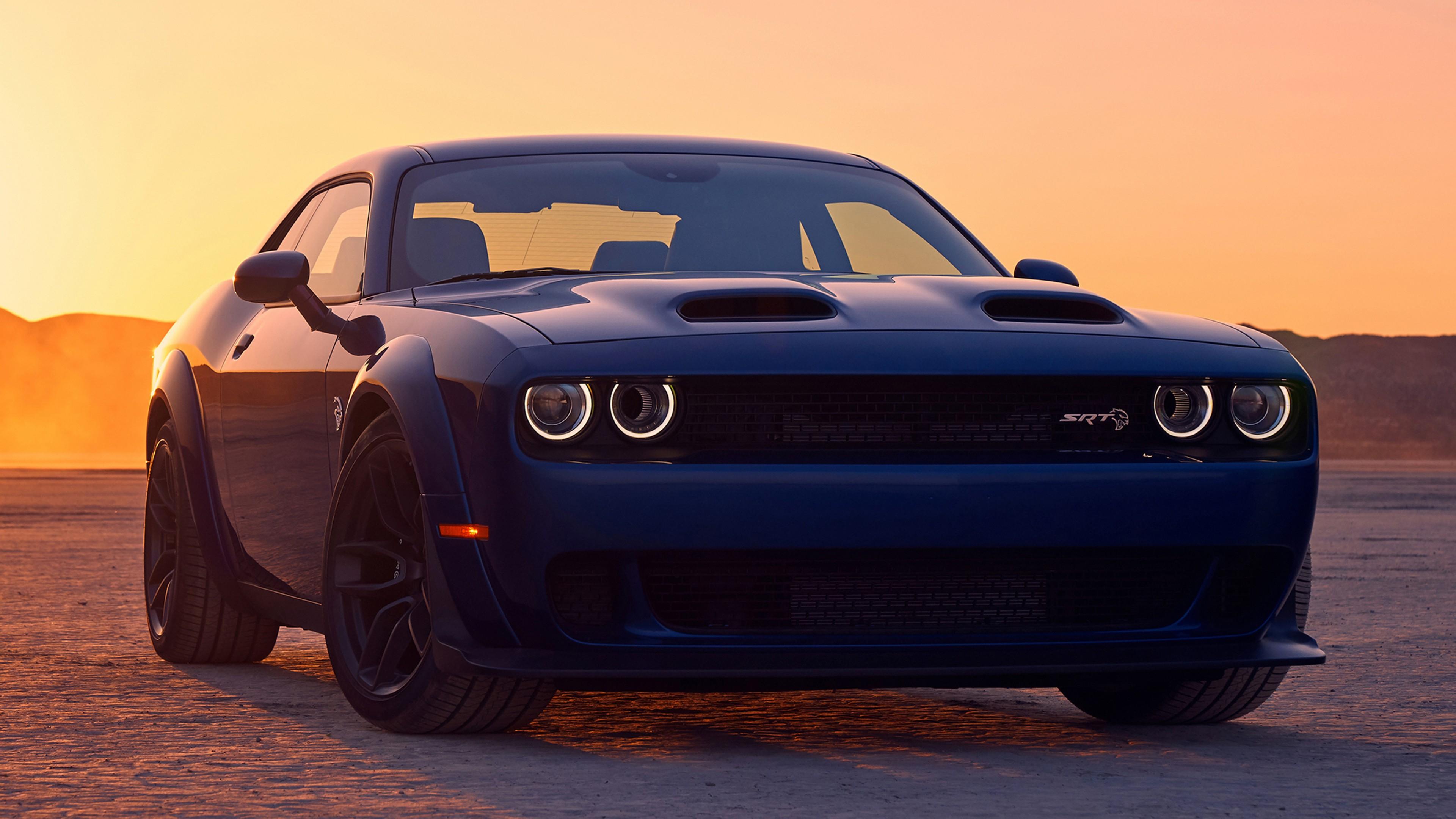 Wallpaper Dodge Challenger SRT Hellcat, 2019 Cars, 4K, Cars & Bikes