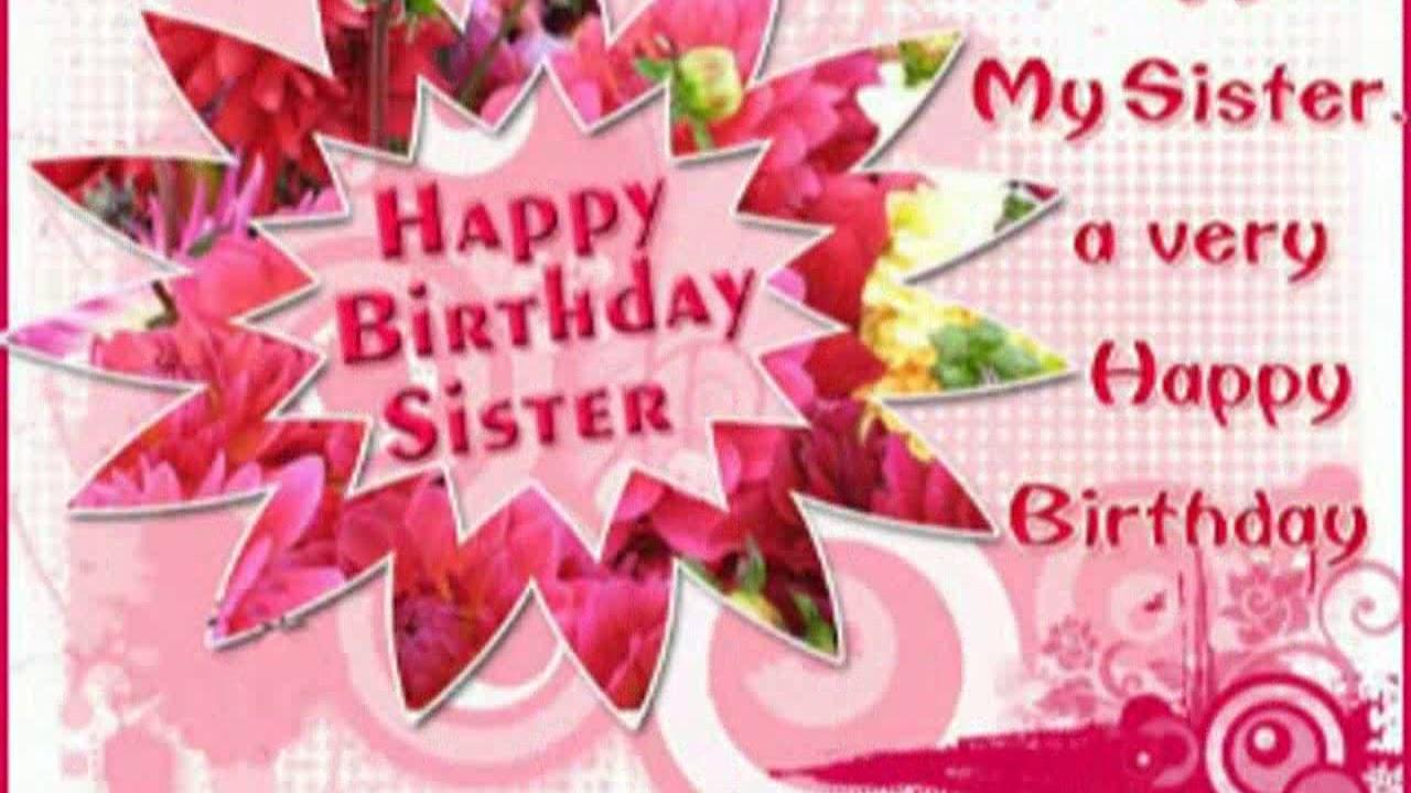 Happy Birthday Wishes For Sister Whatsapp Status Wishes Greeting