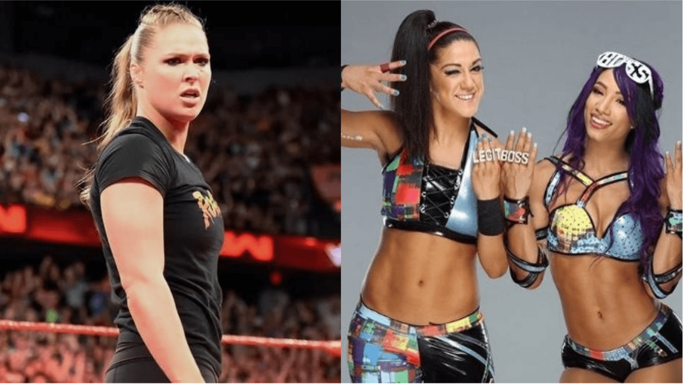 Ronda Rousey Takes A Shot At Bayley And Sasha Banks