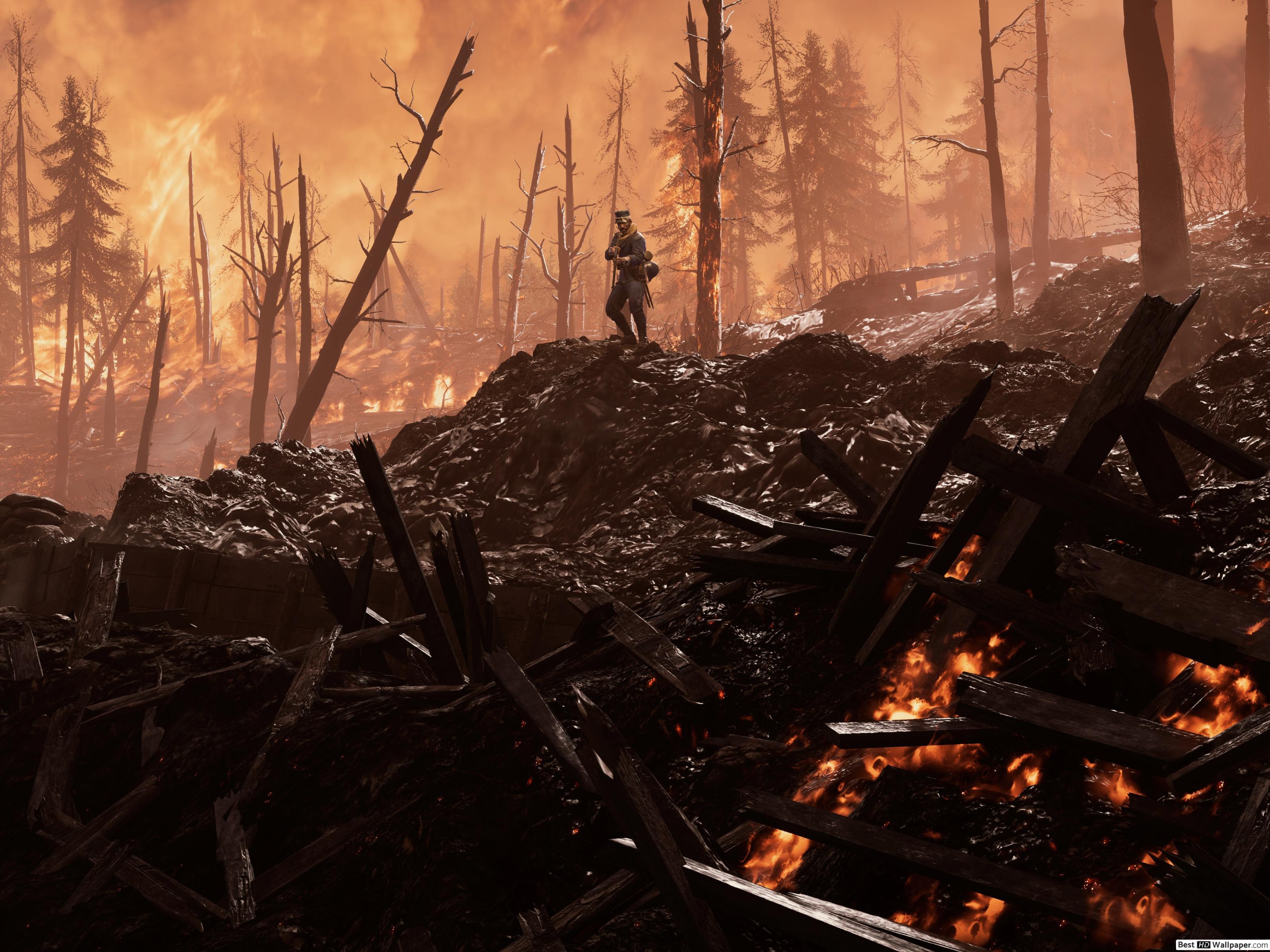 Battlefield 1 game forest HD wallpaper download