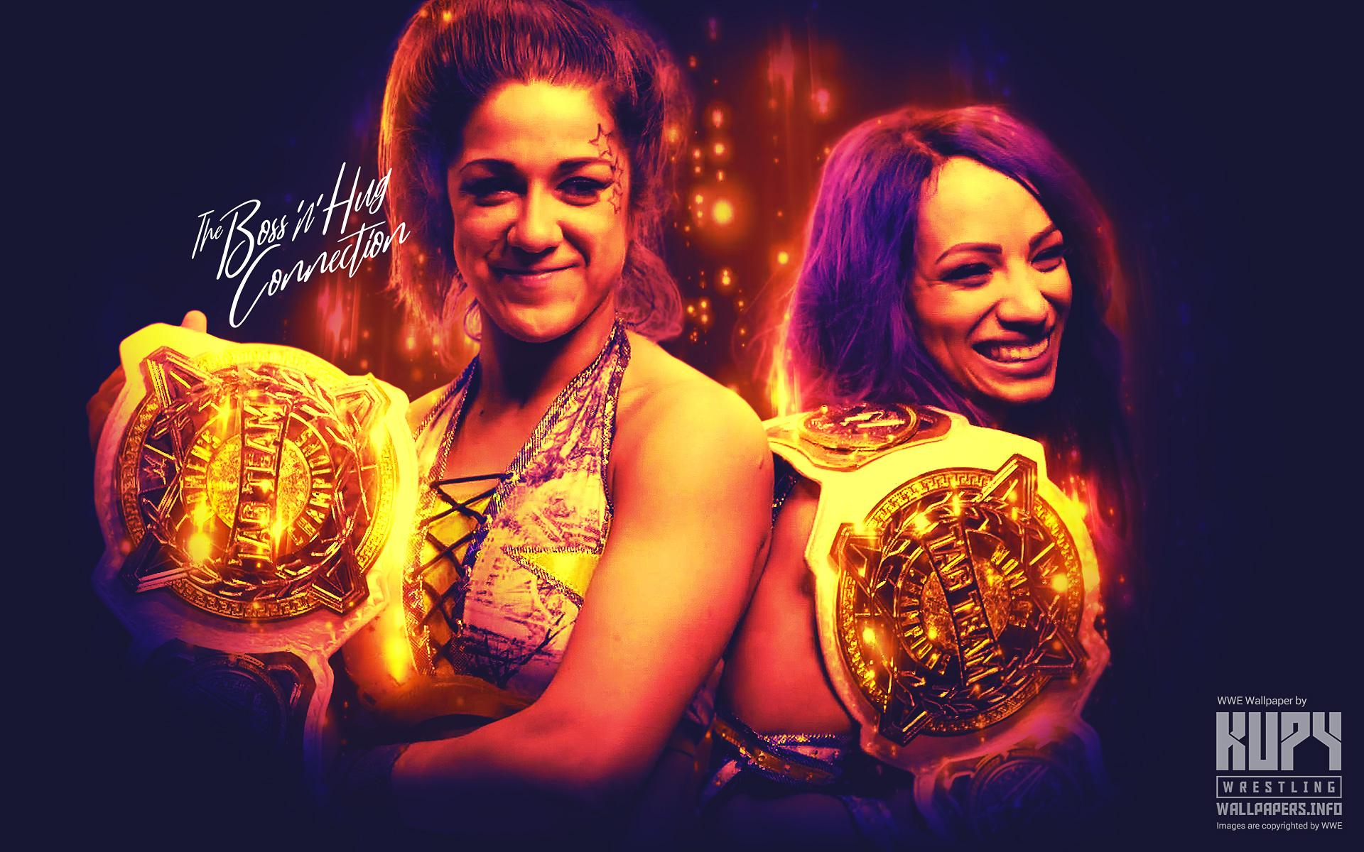 First Ever WWE Women's Tag Team Champions: The Boss 'N' Hug