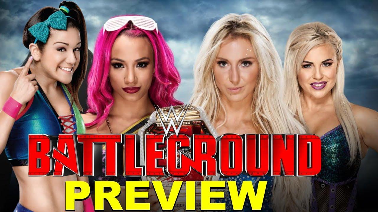 Sasha Banks + Bayley?? vs Charlotte + Brooke WWE Battleground