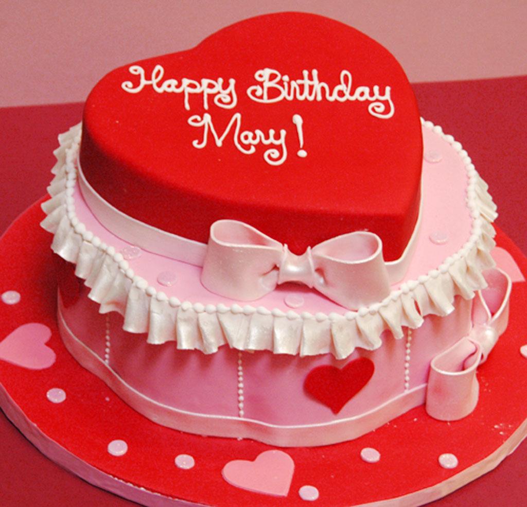 Heart Shape Birthday Cake Wallpaper Birthday Cake Image Download