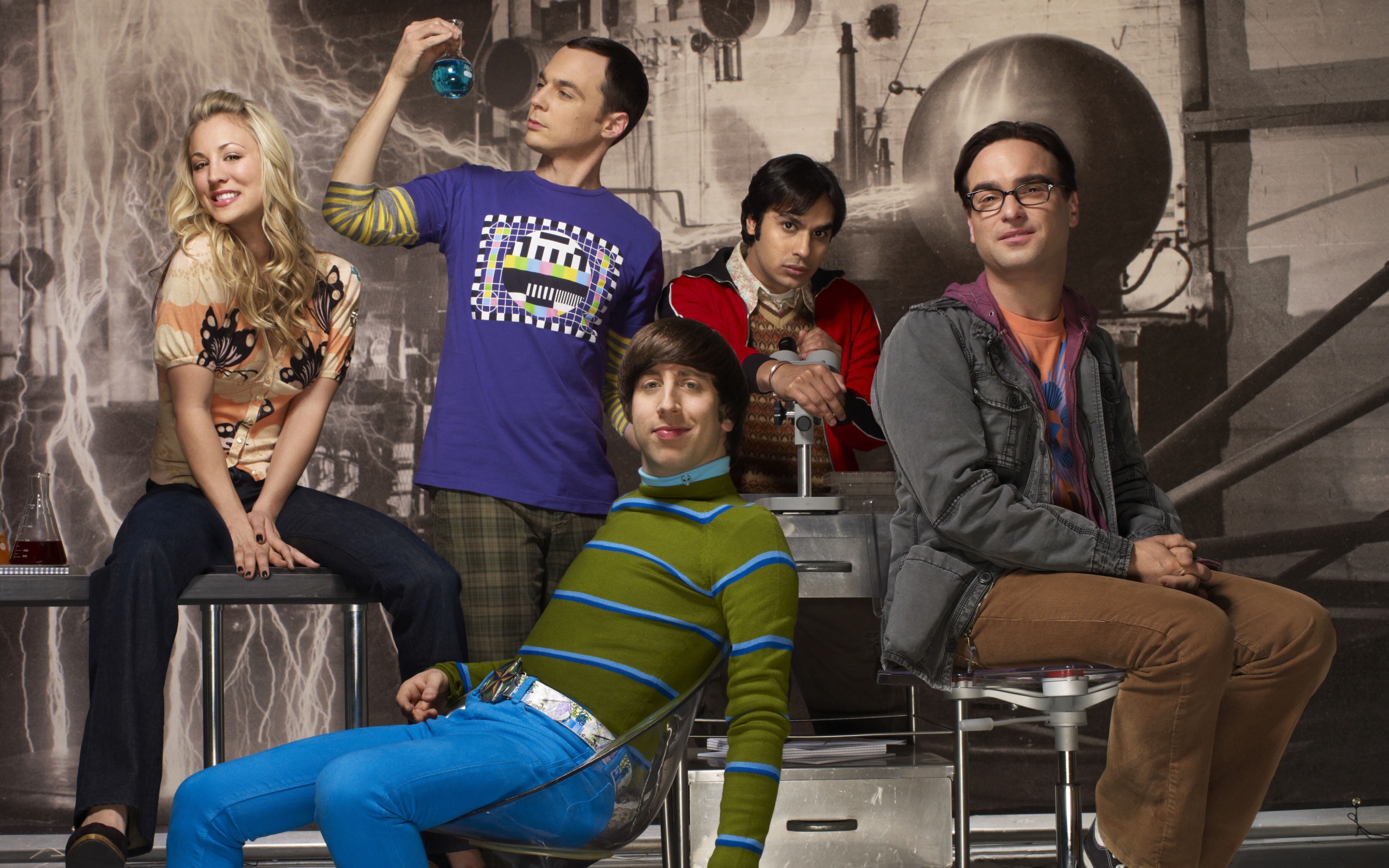 The Big Bang Theory and friends wallpaper Cuoco