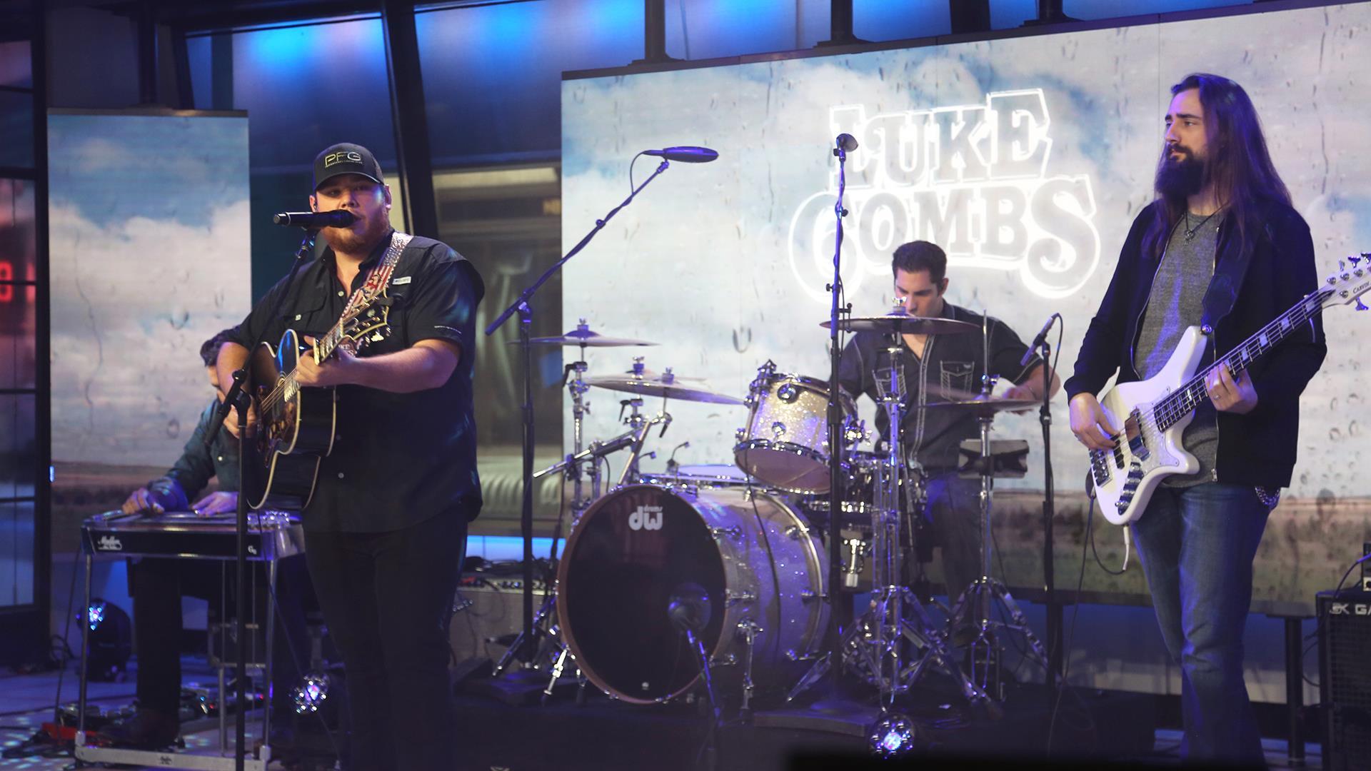 Watch Luke Combs perform his debut single 'Hurricane' live on TODAY