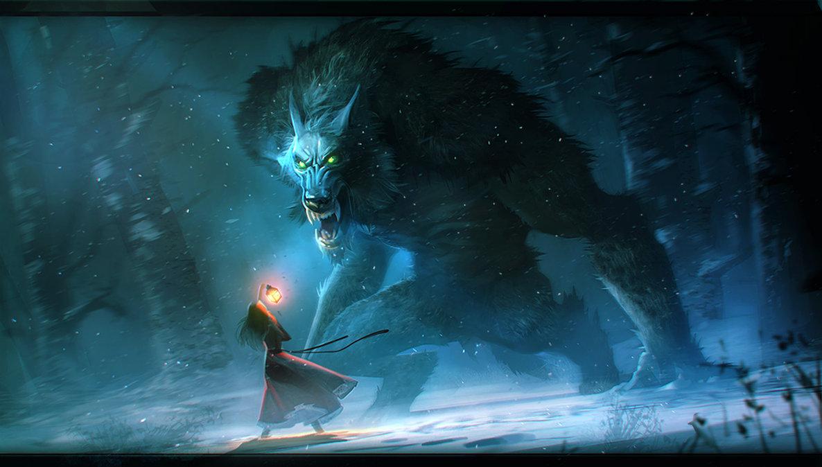 Scary Wolf Wallpaper , Find HD Wallpaper For Free