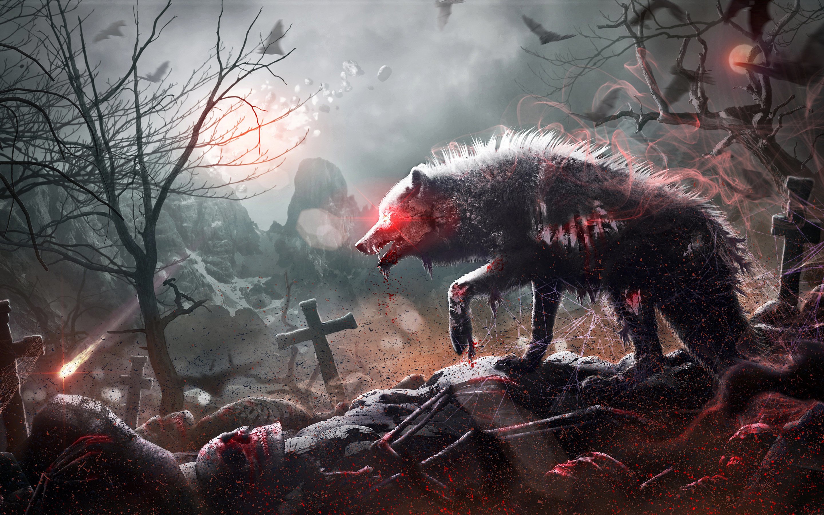 Beast Scary Wolf Wallpaper