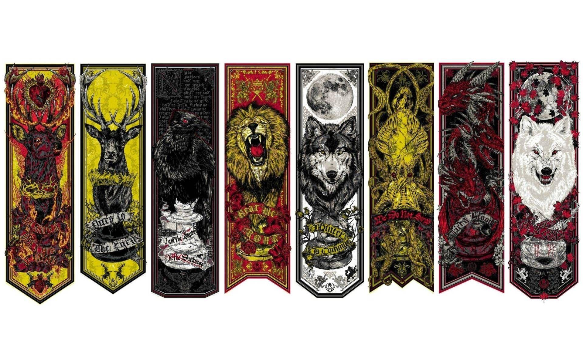 Game of thrones houses banners. Game of Thrones (Obsessed). Game