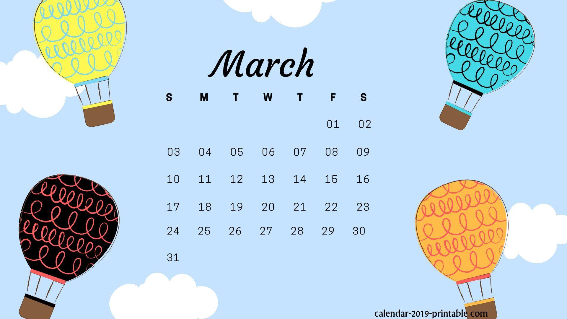 march 2019 calendar wallpaper. Calendar 2019 Wallpaper in 2019