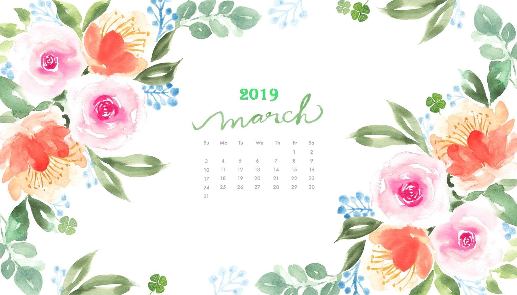 Calendar Wallpaper 2019
