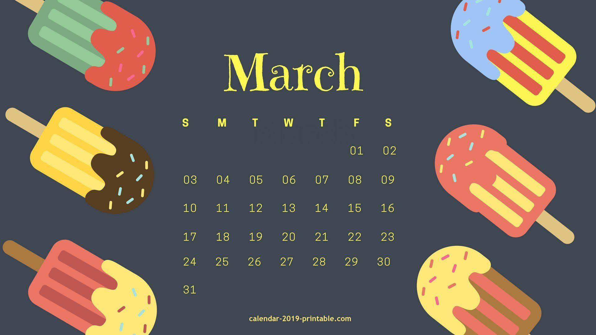 march 2019 desktop background calendar. Calendar 2019 Wallpaper