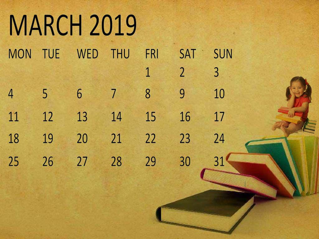 March 2019 Calendar Wallpaper Calendar Blank