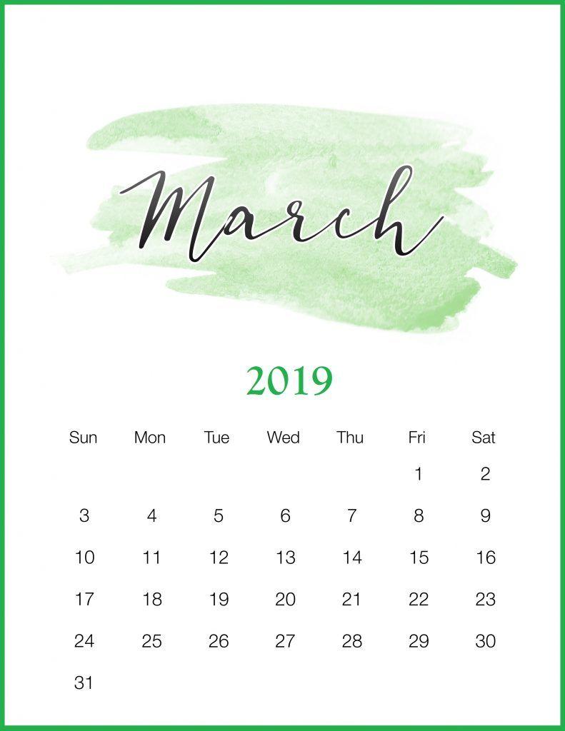 af323 Watercolor 2019 May Printable Calendar. Agenda. Calendar