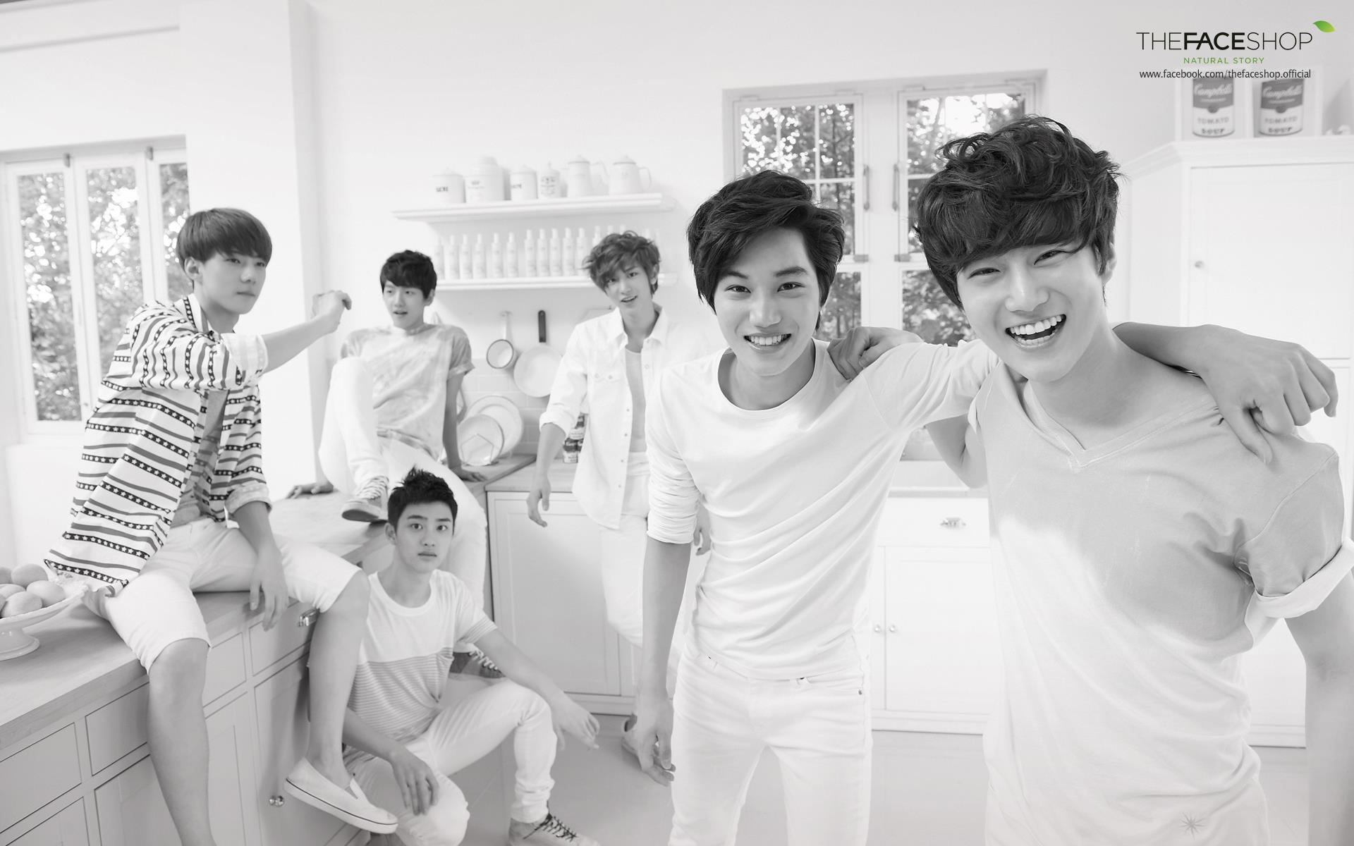 Kpop Image EXO K For The Face Shop HD Wallpaper And Background