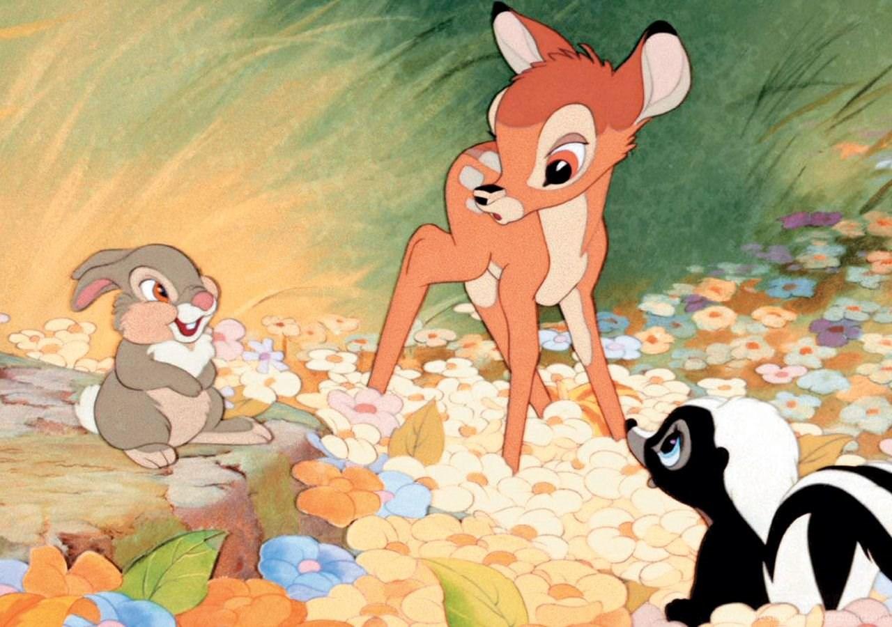 Adorable Bambi Wallpaper Desktop Background