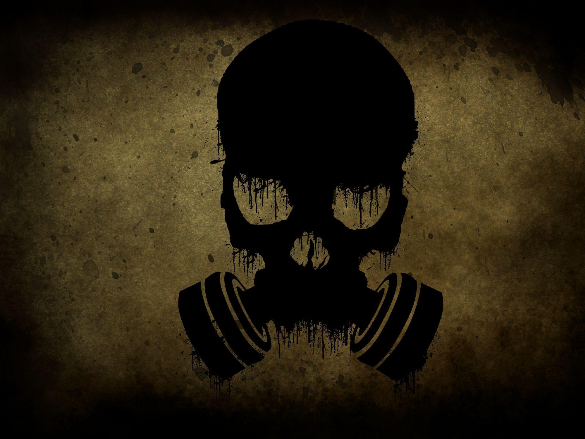 scary gas mask Masks / Helmets. Skull