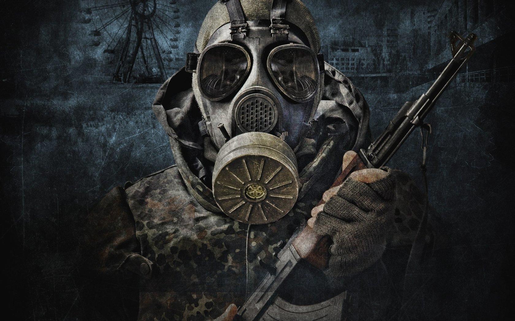 Gas Mask wallpaper 1680x1050 desktop background