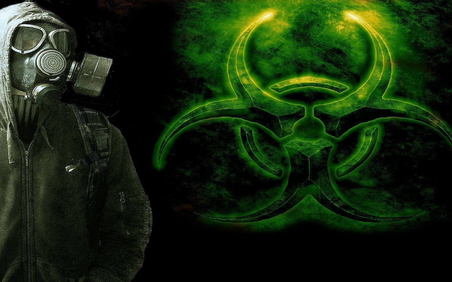 Download 1440x900 Sci Fi Gas Mask Wallpaper Background