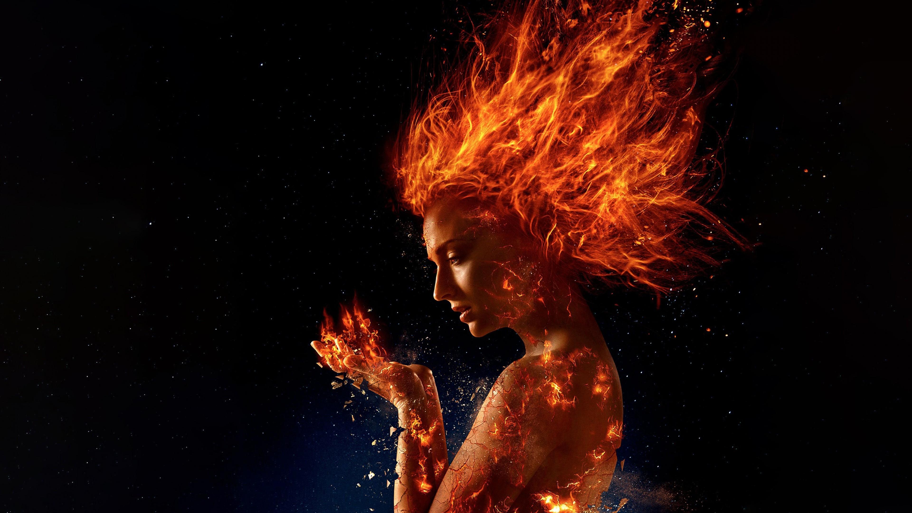 Wallpaper X Men: Dark Phoenix, Sophie Turner, HD, Movies