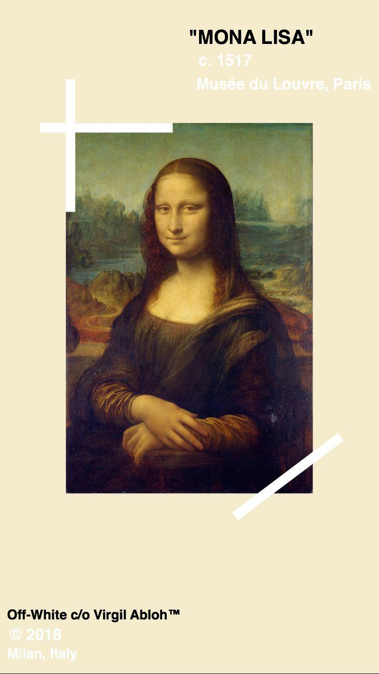 Off White Wallpaper By BLCKMVIC Di 2019. Mona Lisa, Poster