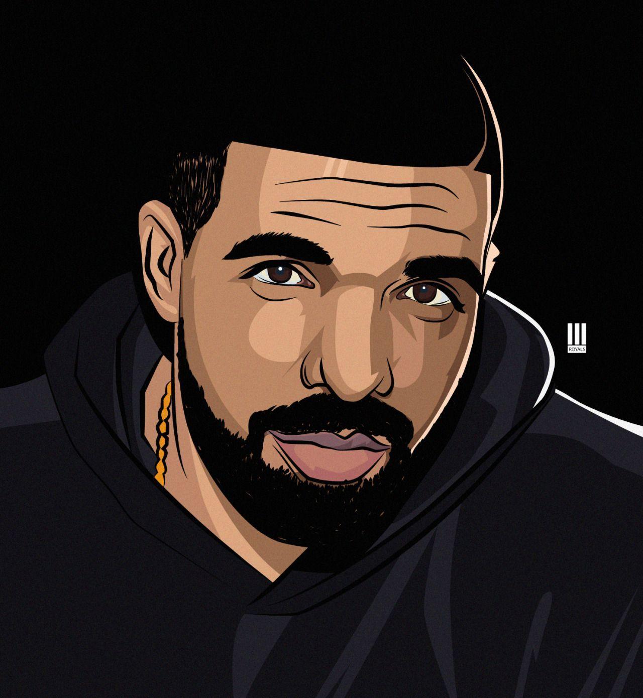 Rapper Toronto Drake Cartoon Wallpapers.