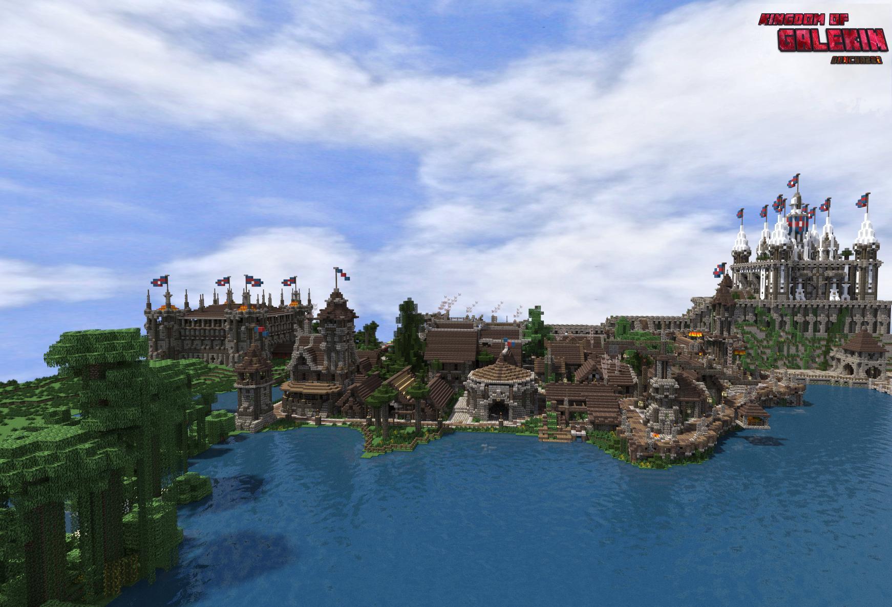 My finished medieval village