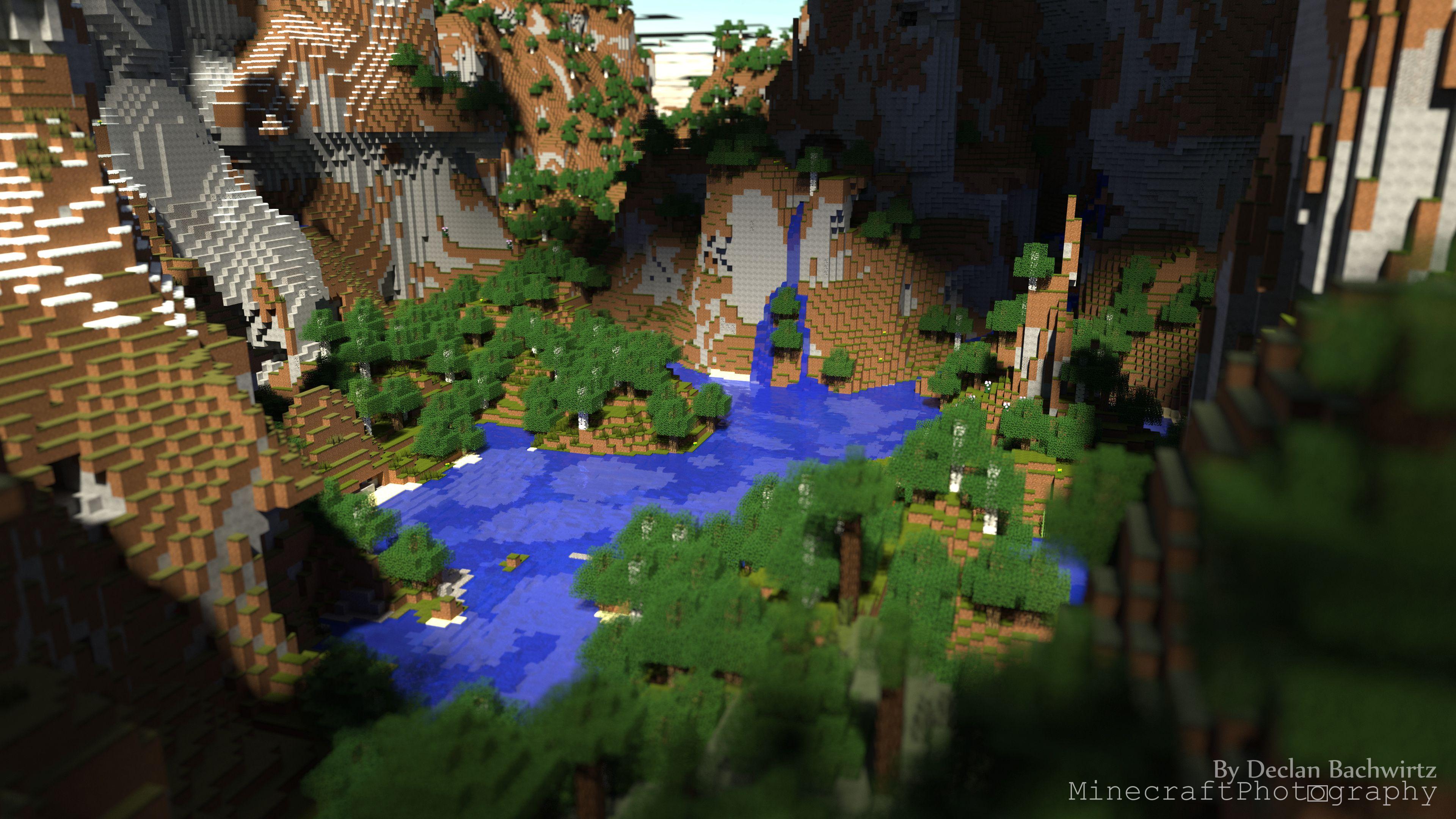 Minecraft Landscape Wallpaper Free Minecraft Landscape