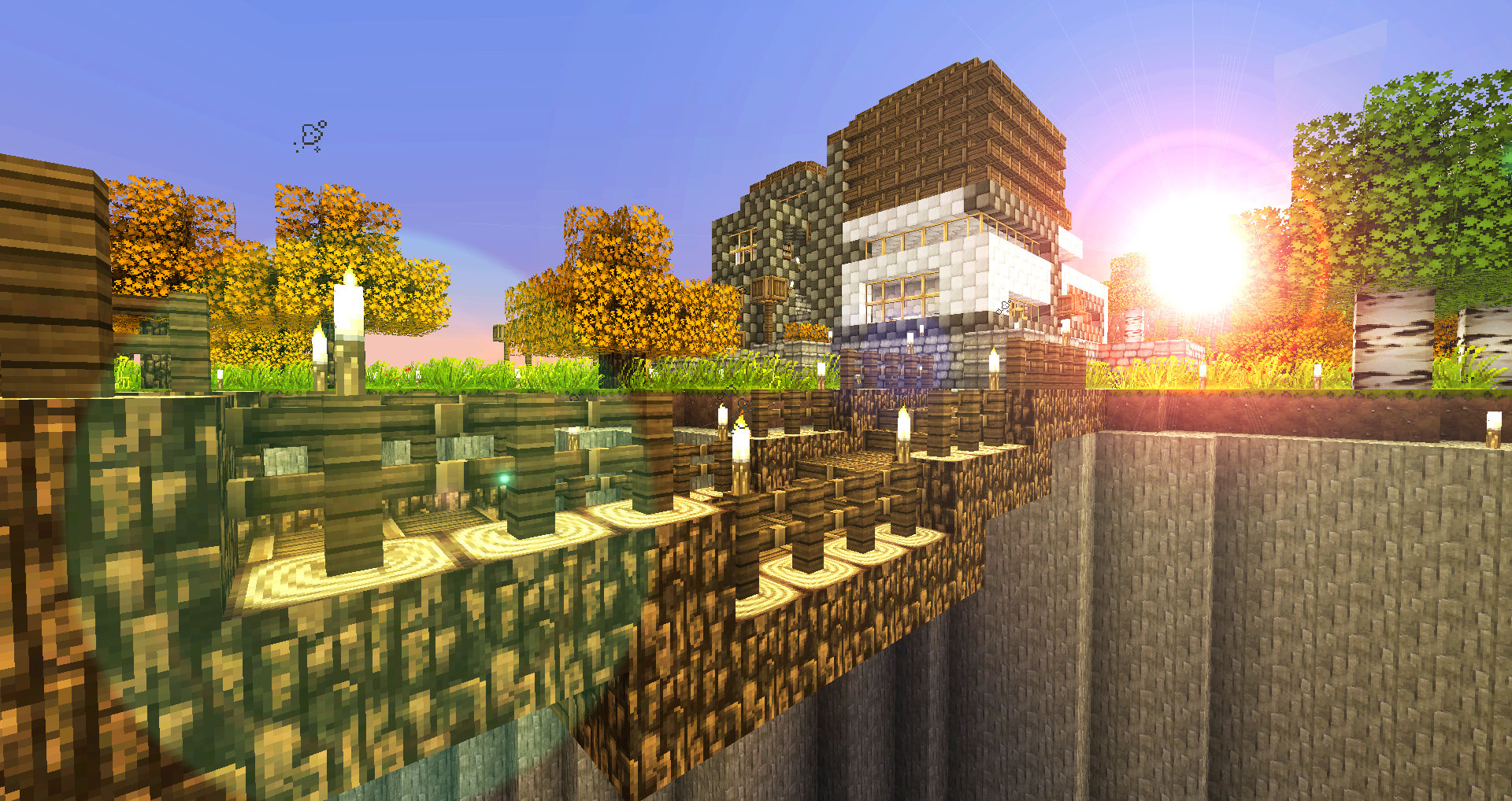 image of Minecraft House Wallpaper Village - #CALTO