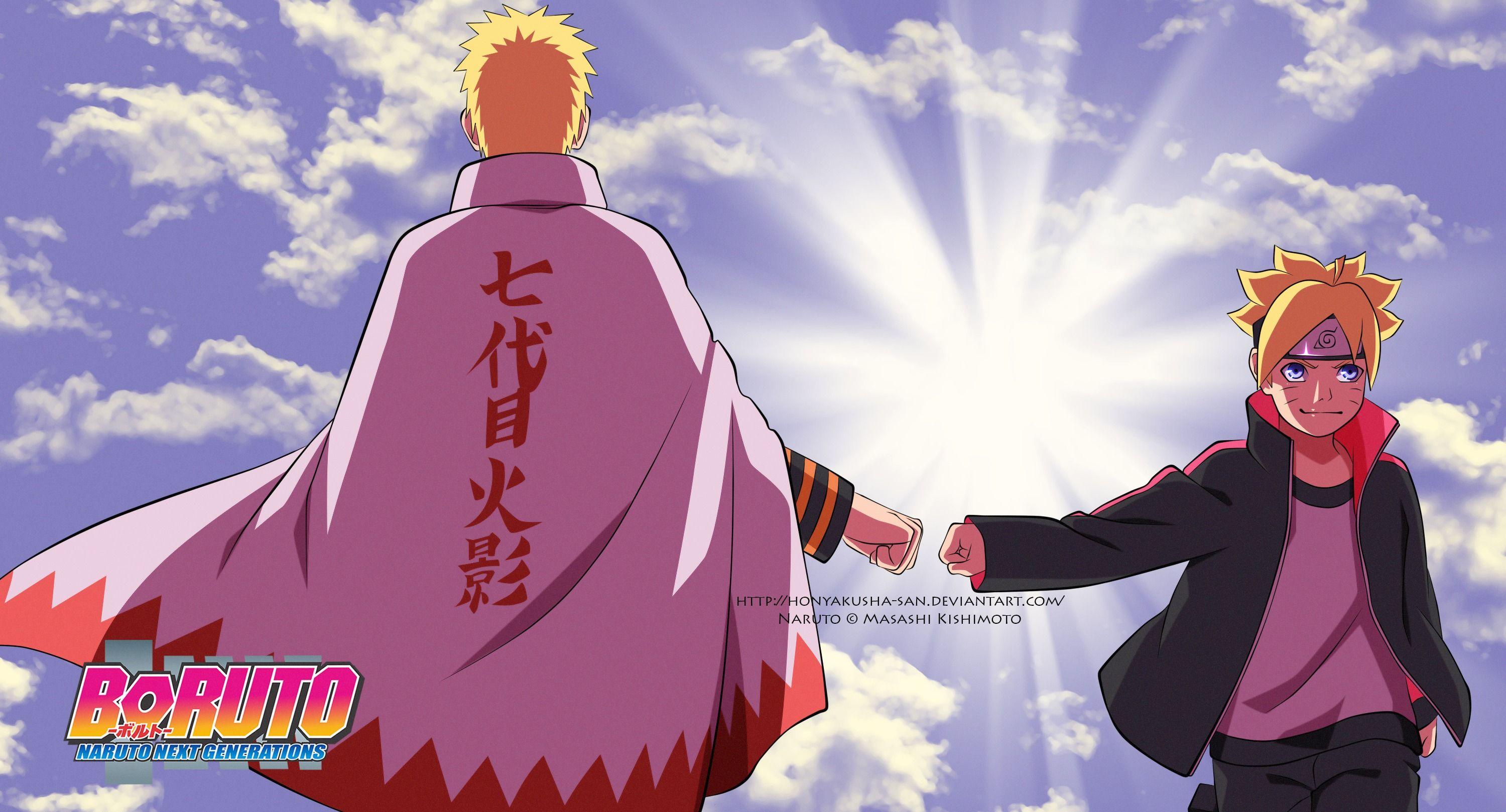 Download for free wallpaper from anime Boruto with tags: Macbook