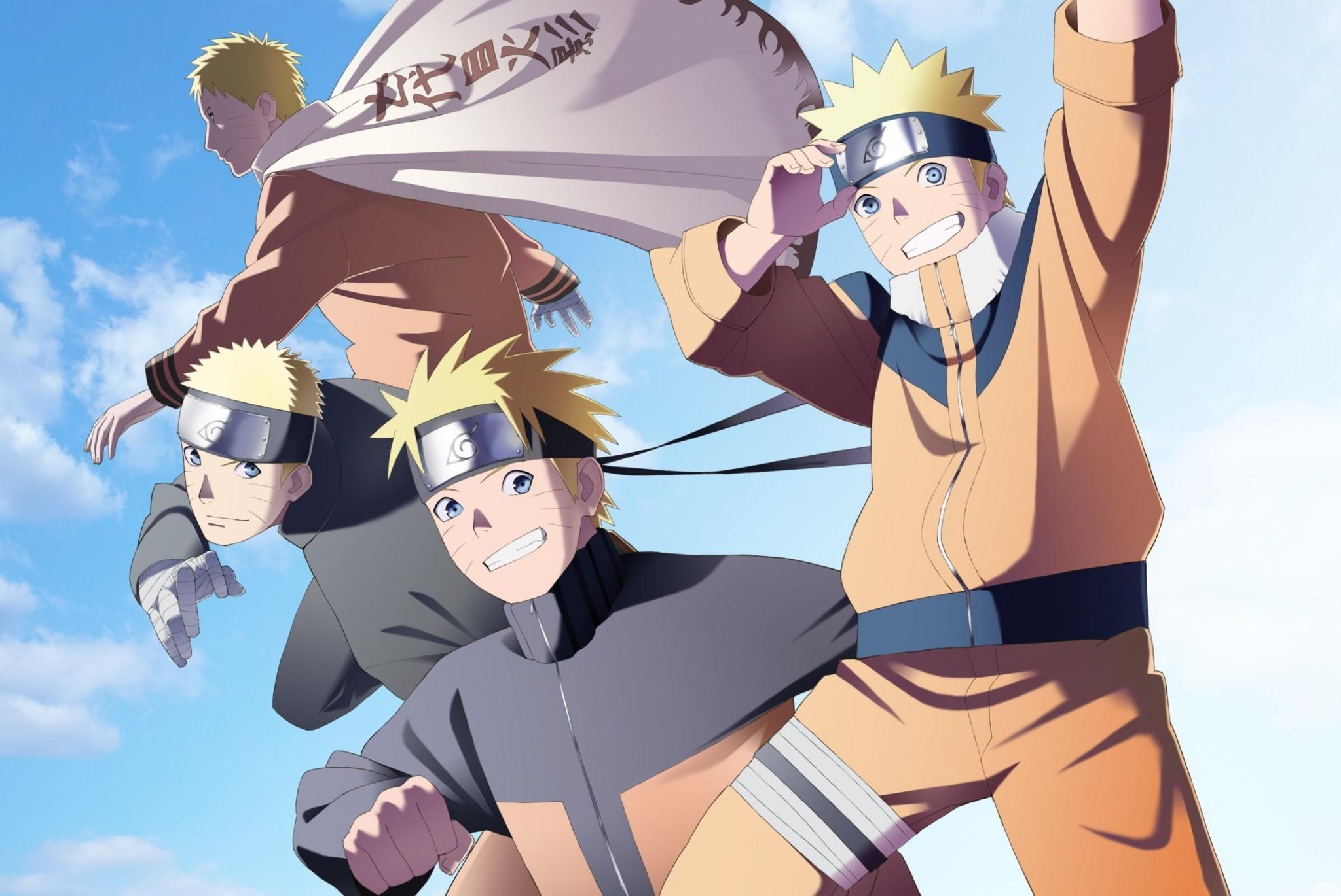 Download 2048x1370 Uzumaki Naruto, Four Generations, Hokage