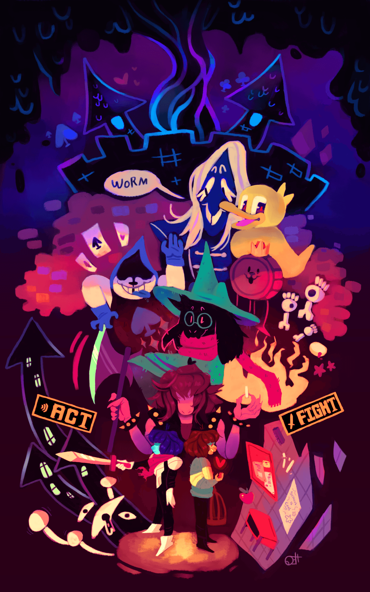 Delta Rune Chapter 1! I really loved these Kiddos!. Undertale